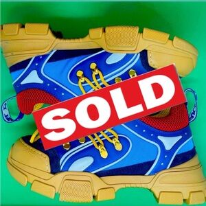 AUTHENTIC GUCCI FLASHTREK MULTICOLORED SNEAKERS